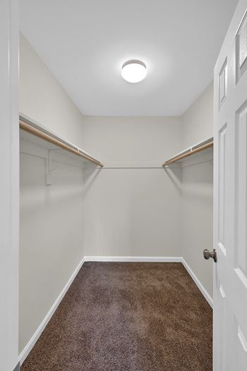 Spacious closets